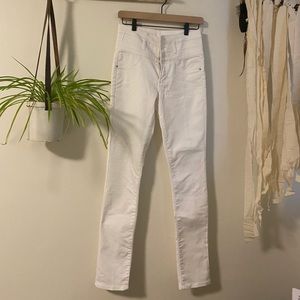 White 3-button pants
